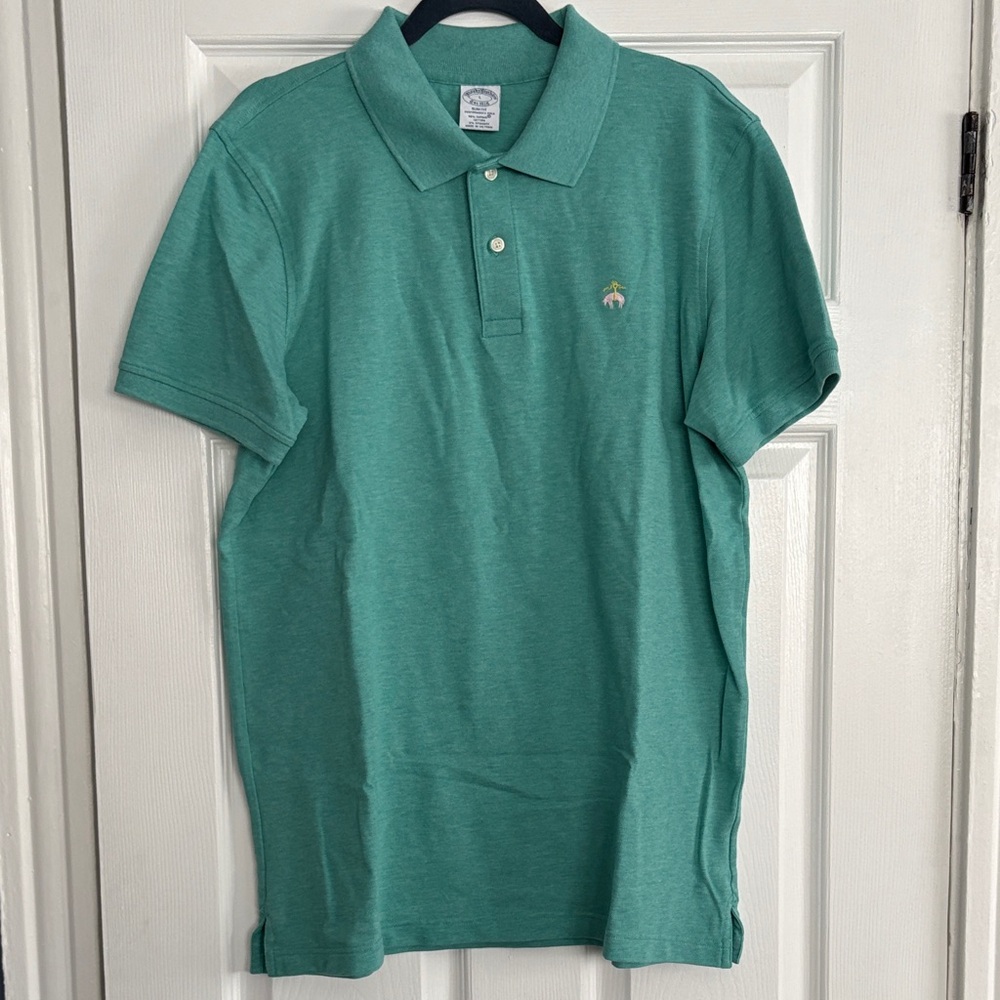 Brooks Brothers Stage Green Polo Shirt